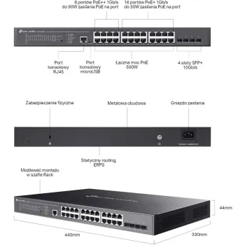 SWITCH TP-LINK TL-SG3428XMPP