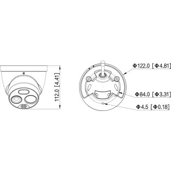 Kamera IP Dahua TPC-DF1241-TB2F2-DW-S8