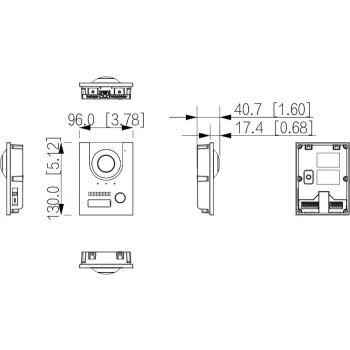 Stacja bramowa Dahua VTO2202F-P-S3