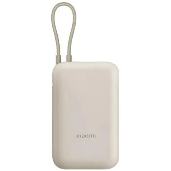 Powerbank Xiaomi 10000mAh z Wbudowanym Kablem USB-C Tan