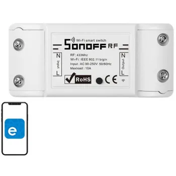 Inteligentny przełącznik WiFi + RF 433 Sonoff RF R2