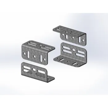 Uniwersalna podstawa pod napędy przesuwne/zestaw 4 kątowników ASM150