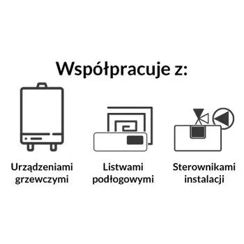 Bezprzewodowy dwustanowy regulator pokojowy biały ST-294v2 Tech sterowniki