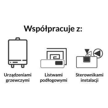 Przewodowy dwustanowy regulator pokojowy czarny ST-292v3 Tech sterowniki