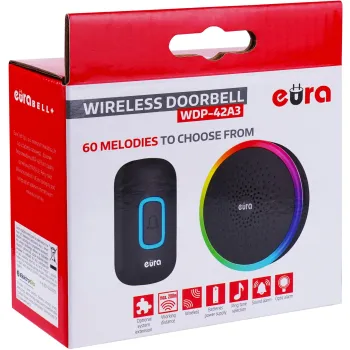 Dzwonek bezprzewodowy EURA WDP-42A3 czarny