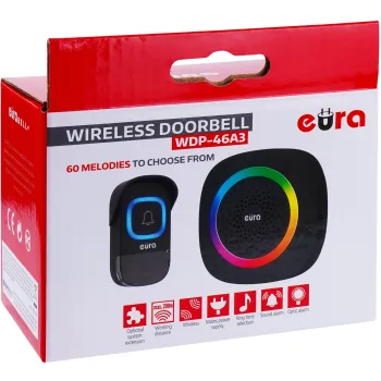 Dzwonek bezprzewodowy EURA WDP-46A3 czarny