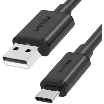 Unitek przewód USB-A - USB-C krótki 25cm Y-C480BK