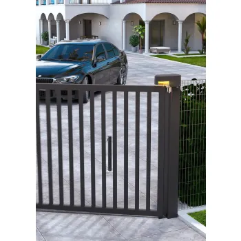 Zestaw FAAC S2500I do 5m bram dwuskrzydłowych (pod malowanie)