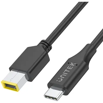 Kabel zasilający Unitek do Lenovo 65W USB-C - DC11*4,5mm