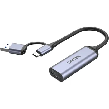 Unitek Grabber video USB-C/A, 4K HDMI 1.4b