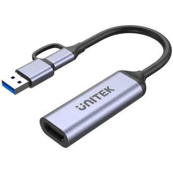 Unitek Grabber video USB-C/A, 4K HDMI 1.4b