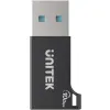 Unitek Adapter USB-A do USB-C 10Gbps czarny A1049ABK01