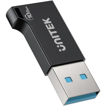 Unitek Adapter USB-A do USB-C 10Gbps czarny A1049ABK01