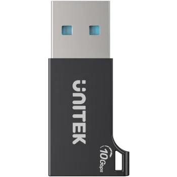 Unitek Adapter USB-A do USB-C 10Gbps czarny A1049ABK01