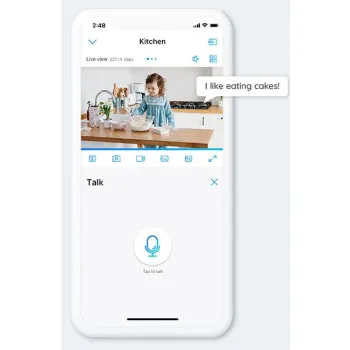 Kamera IP Reolink E340 wewnętrzna obrotowa 8MPx WiFi biała