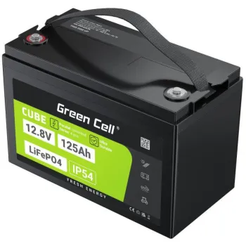 AKUMULATOR LITOWO-ŻELAZOWO-FOSFORANOWY LiFePO4 Green Cell Cube 12.8V 125Ah LFPGC12V125AH