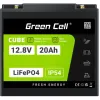 AKUMULATOR LITOWO-ŻELAZOWO-FOSFORANOWY LiFePO4 Green Cell Cube 12.8V 20Ah LFPGC12V20AH