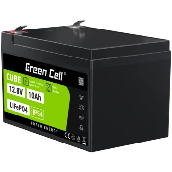 AKUMULATOR LITOWO-ŻELAZOWO-FOSFORANOWY LiFePO4 Green Cell Cube 12.8V 10Ah LFPGC12V10AH