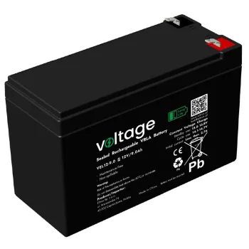 Akumulator AGM Voltage Long Life 12V 9Ah VEL12-9.0 (Żywotność 15 lat)