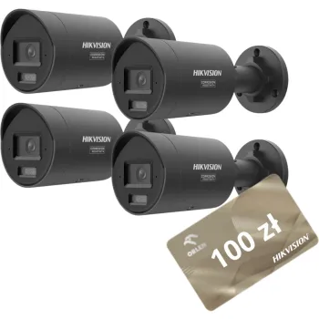 Kamera IP Hikvision DS-2CD2087G3-LI2UY/SL 2.8mm BLACK PL Opakowanie zbiorcze 4szt.