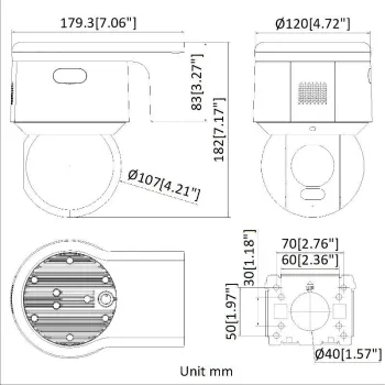 KAMERA IP PTZ HIKVISION DS-2DE3A400BW-DE/W(F1)(T5) PL