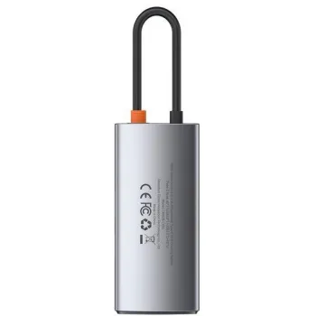 Hub USB Baseus Metal Gleam 4w1