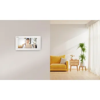 Wideodomofon EURA VDP-76A3 biały monitor