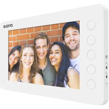 Wideodomofon EURA VDP-76A3 biały monitor