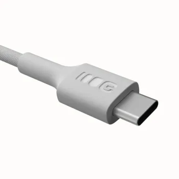 KABEL USB-C / USB-C Greencell PowerStream 200cm PD 100W biały w oplocie