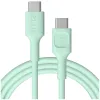 KABEL USB-C / USB-C Greencell PowerFlex 200cm PD 100W zielony silikonowy