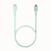 KABEL USB-C / USB-C Greencell PowerFlex 30cm PD 100W zielony silikonowy