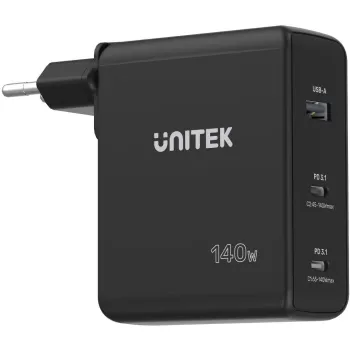 Unitek ładowarka GaN 3 porty 140W