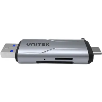 Unitek Czytnik kart SD/microSD USB-A 5Gbps/USB-C