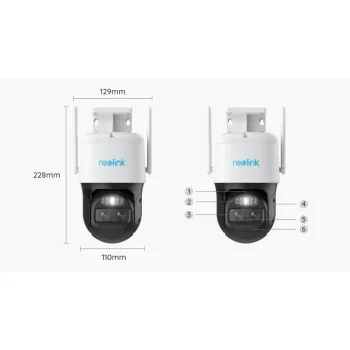 Kamera IP Reolink Trackmix Series G770 8MP LTE akomulatorowa