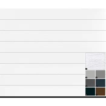 Brama garażowa Renomatic/Hormann 2500x2250mm (z napędem i szyną) - przetłoczenia M Woodgrain