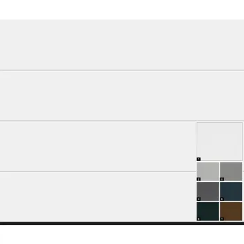 Brama garażowa Renomatic/Hormann 2500x2250mm (z napędem i szyną) - przetłoczenia L Planar