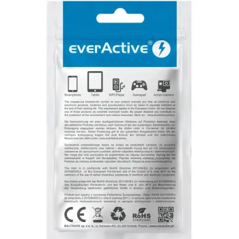 KABEL USB-C / USB-C RGB LED everActive CBB-1PDR 100cm 3A