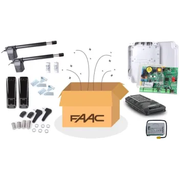 Zestaw Alfa FDS - FAAC 414 do 8m bram dwuskrzydłowych