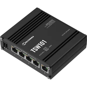 Teltonika TSW101 switch przemysłowy PoE+ (TSW101000000)