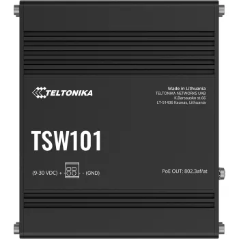Teltonika TSW101 switch przemysłowy PoE+ (TSW101000000)
