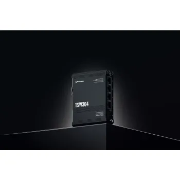 Teltonika TSW304 switch przemysłowy 4xGE (TSW304000000) DIN