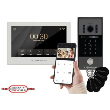 Wideodomofon REVIZOOM RM-T273HD WHITE/RC-212HD-CK1