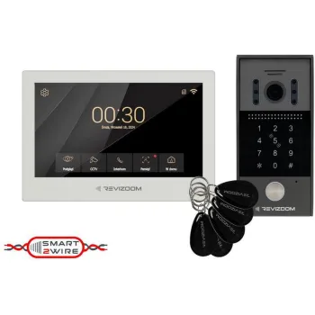 Wideodomofon REVIZOOM RM-T273HD WHITE/RC-212HD-CK1