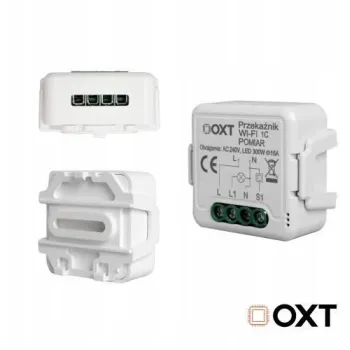 Moduł OXT przekaźnik 1 obwód pomiar 16A WIFI TUYA T220P