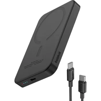 Powerbank Baseus Magnetic Mini P10022107113-00 5000mAh 20W PD INDUKCYJNE Qi USB-C KABEL USB-C