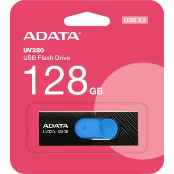 Adata Pendrive UV320 128G USB 3.2 Gen1 Czarno-niebieski