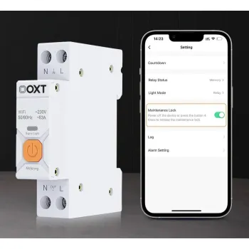 Inteligentny Sterownik OXT | 63A | Licznik | WiFi | Tuya T335