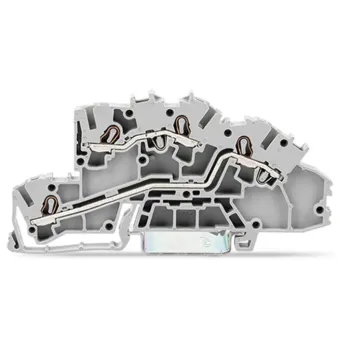 Złączka szynowa WAGO 2‑piętrowa 2,5mm2 L/L szara 2003‑7642 TOPJOBS 50szt