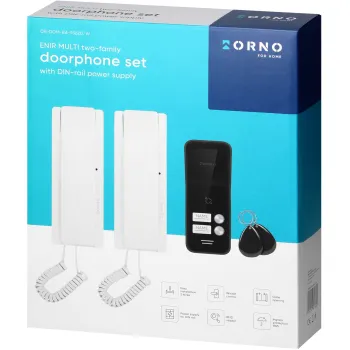 Domofon ORNO OR-DOM-BA-936ZD/W 2-żyłowy/2 rodzinny