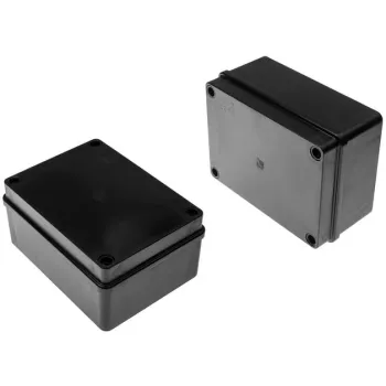 Puszka hermetyczna 150 x 110 x 70 bez dławików IP65 bezhalogenowa, czarna PAWBOL S-B316C